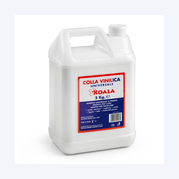 Colla vinilica universale 5 kg bianco Koala | Ecotempo