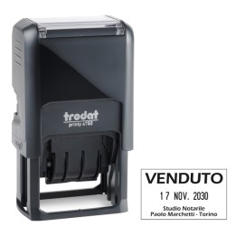 Timbro personalizzzabile Printy 4.0 41 x 24 mm Trodat | Ecotempo