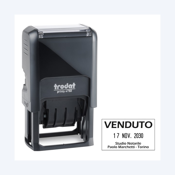 Timbro personalizzzabile Printy 4.0 41 x 24 mm Trodat | Ecotempo