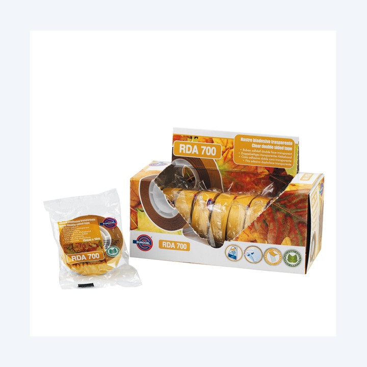 Nastro biadesivo 700RDA 15 mm x 10 m — 87002 | Ecotempo