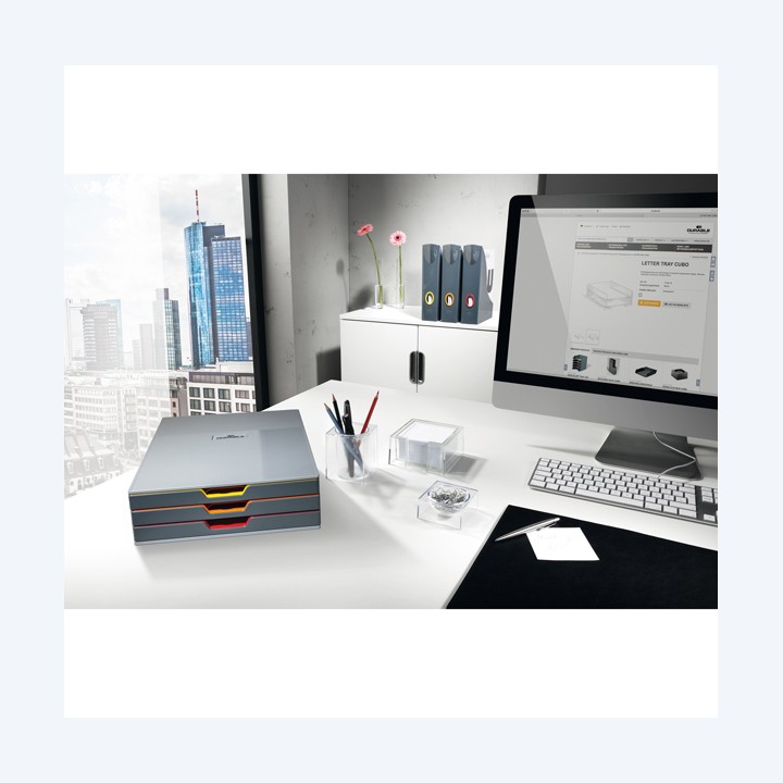 Cassettiera Varicolor portamonitor 28 x — 87065 | Ecotempo