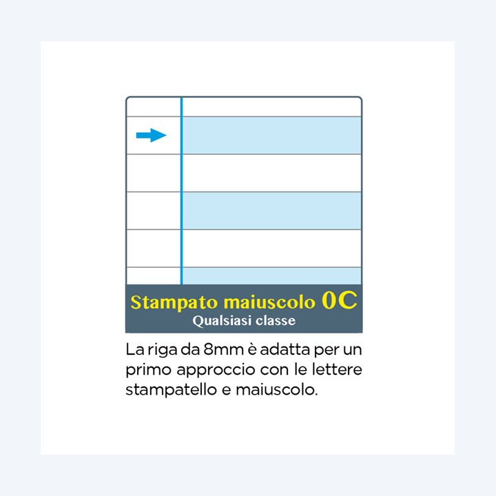 Maxiquaderno Linea Blu One Color A4 1 — 87350 | Ecotempo