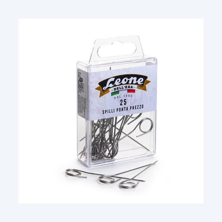 LEONE DELL'ERA Spilli portaprezzi inox — 87591 | Ecotempo