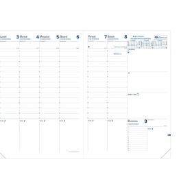 QUOVADIS Agenda settimanale Prenote — 88139 | Ecotempo