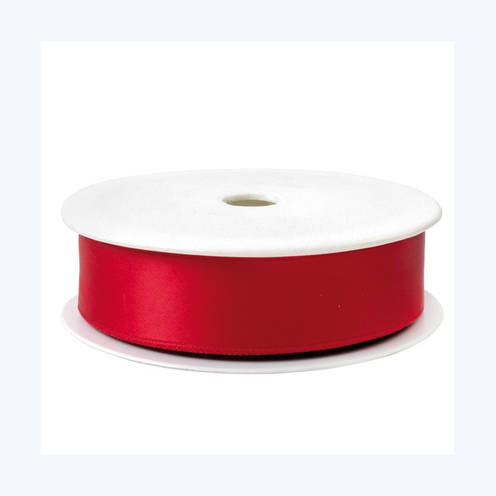 Nastro doppio raso 25mmx25mt rosso 35 Brizzolari | Ecotempo