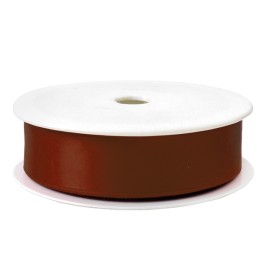 Nastro doppio raso 25mmx25mt marrone 57 Brizzolari | Ecotempo
