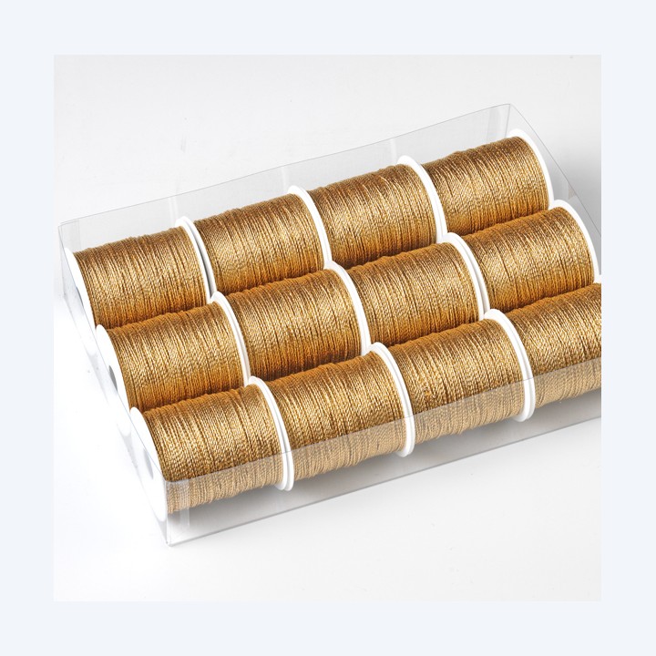 Rocchette cordonetto 2 capi 20 mt oro — 88255 | Ecotempo