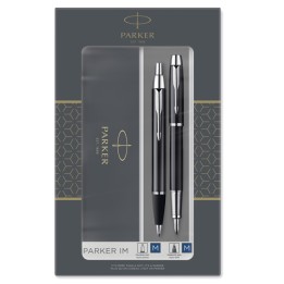 Gift Set Sfera M + Stilografica M IM nero CT Parker | Ecotempo