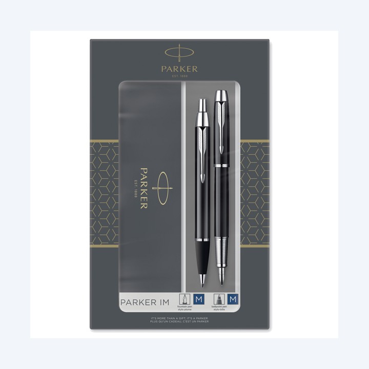 Gift Set Sfera M + Stilografica M IM nero CT Parker | Ecotempo