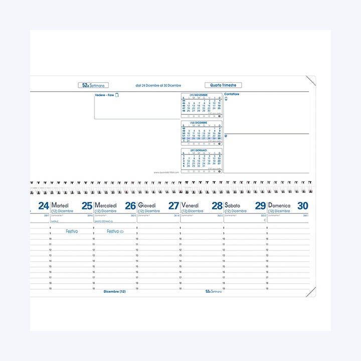 QUOVADIS Agenda settimanale Agendascop — 88279 | Ecotempo