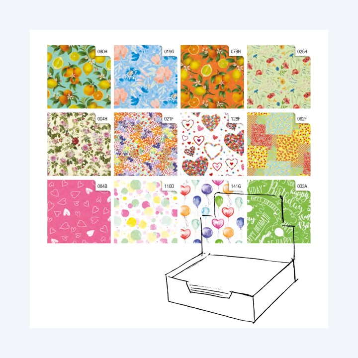 Carta regalo raso Primavera 70 x 100 cm — 88308 | Ecotempo