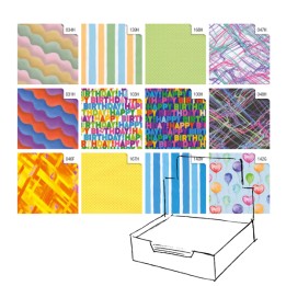 Carta regalo raso Colors 70 x 100 cm — 88311 | Ecotempo