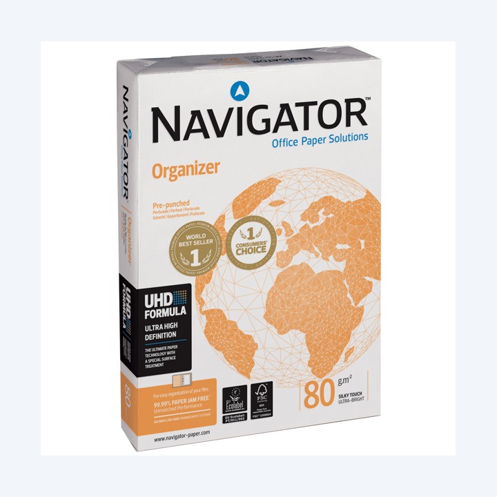 Carta Organizer 4 fori A4 80 gr — 88501 | Ecotempo