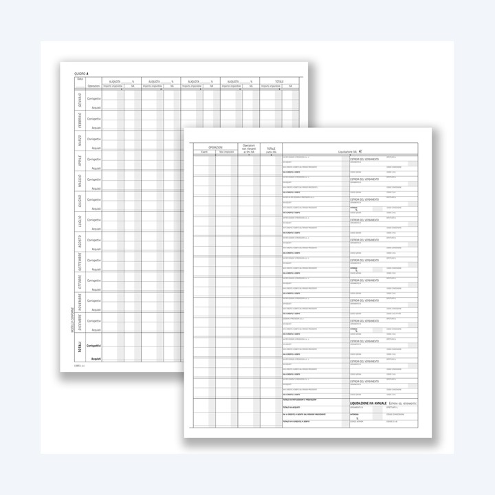 Registro prospetto riepilogativo minori — 88606 | Ecotempo