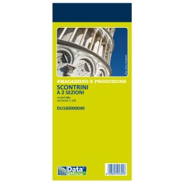 Blocco scontrino 2 sezioni 100 copie — 88648 | Ecotempo