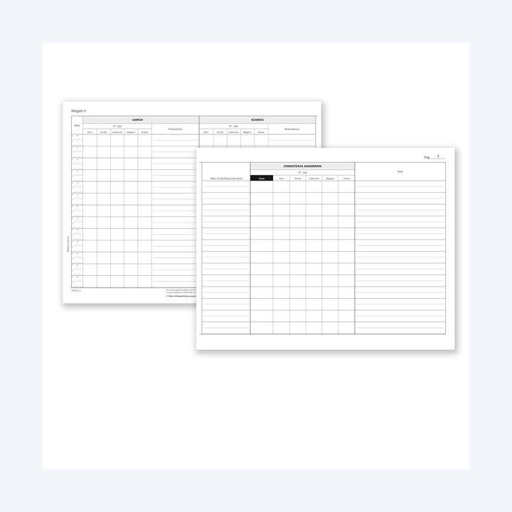 Registro carico/scarico suini 23 pagine — 88671 | Ecotempo