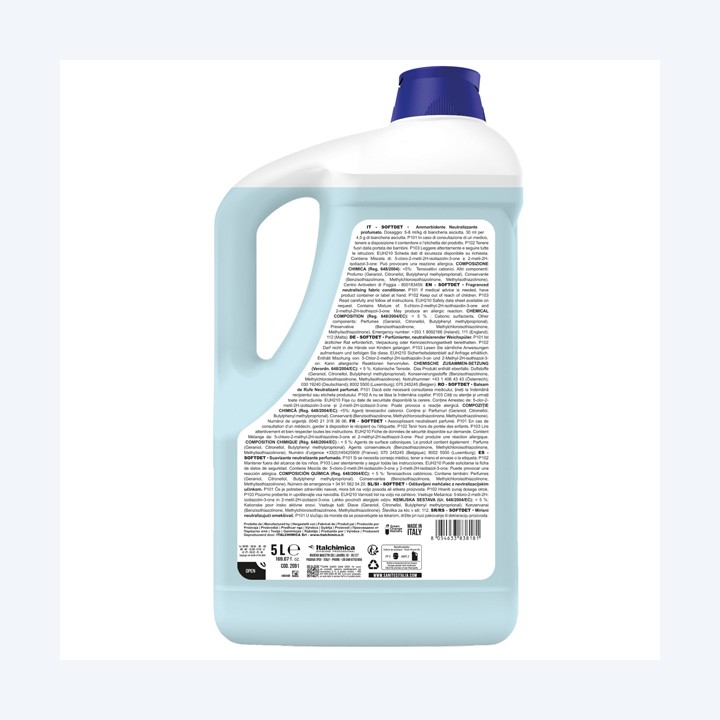 Ammorbidente Softdet 5 L orchidea blu Sanitec | Ecotempo