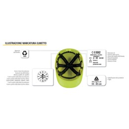 Elmetto forestale Forestier 3 arancio Deltaplus | Ecotempo