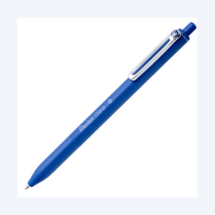 Penna a sfera a scatto iZee punta 0,7 mm blu Pentel | Ecotempo