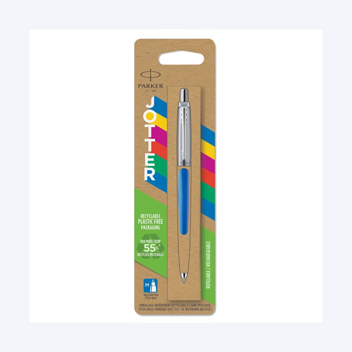 Penna sfera Jotter Original punta M fusto blu Parker | Ecotempo