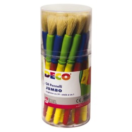Pennellotti Jumbo Deco barattolo 24 pezzi | Ecotempo