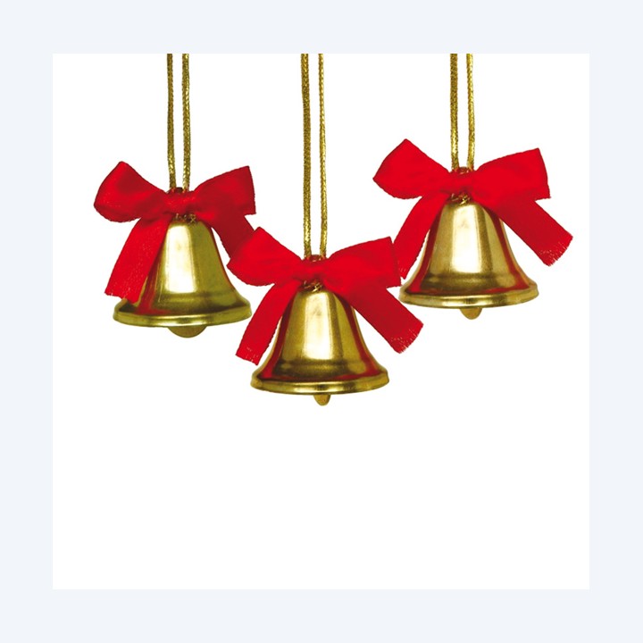Campanellini dim. 22 mm in metallo oro — 89152 | Ecotempo