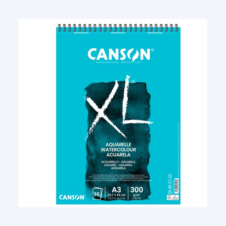 Album XL Aquarelle A3 300gr 30 fogli Canson | Ecotempo