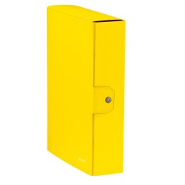 Scatola progetto WOW dorso 8 cm giallo Leitz | Ecotempo