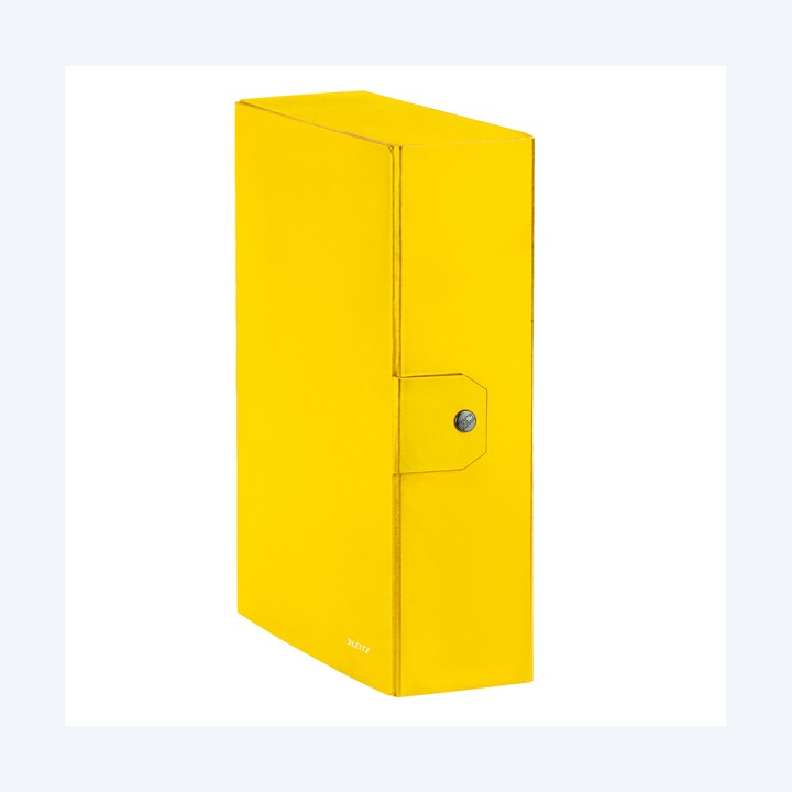 Scatola progetto WOW dorso 10 cm giallo Leitz | Ecotempo
