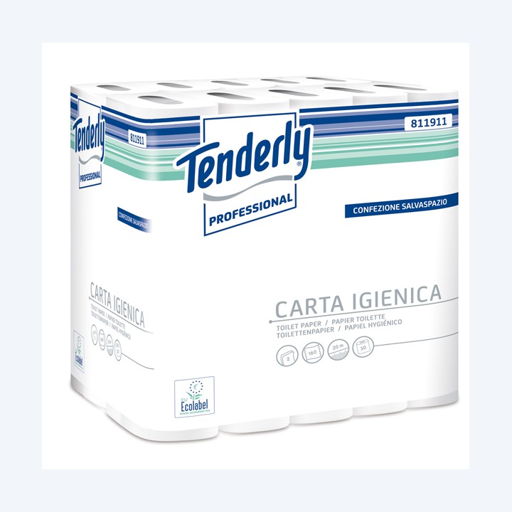 Carta igienica salvaspazio Tenderly 160 — 89388 | Ecotempo
