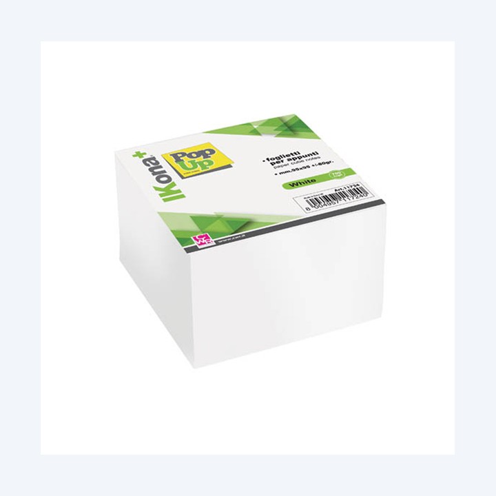 Foglietti Cubo collato su un lato — 89398 | Ecotempo