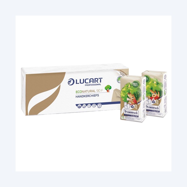 Pacchetti da 9 fazzoletti 4 veli Lucart conf. 10 pezzi | Ecotempo
