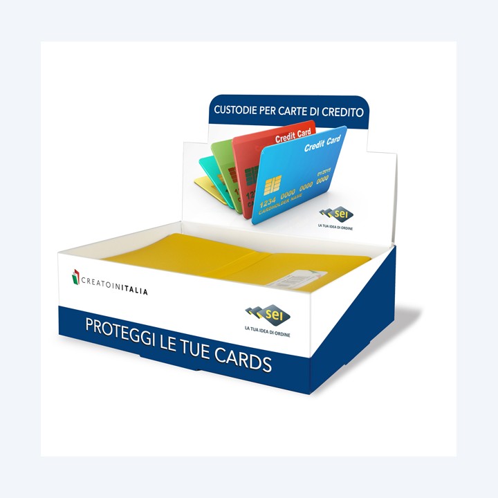Busta porta card 5,8 x 8,7 cm 2 tasche — 89445 | Ecotempo