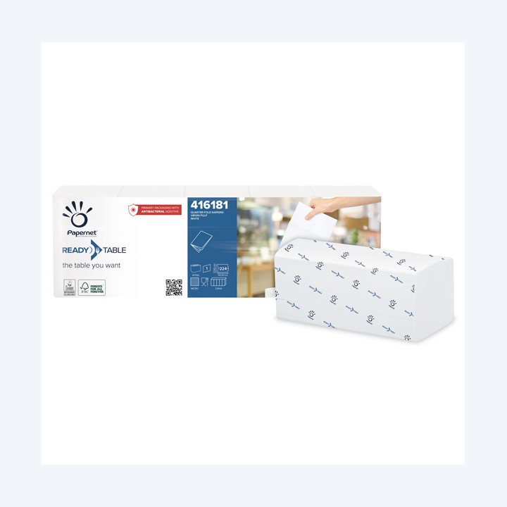 Tovaglioli interfogliati 1/4 Fold 33 x — 89473 | Ecotempo