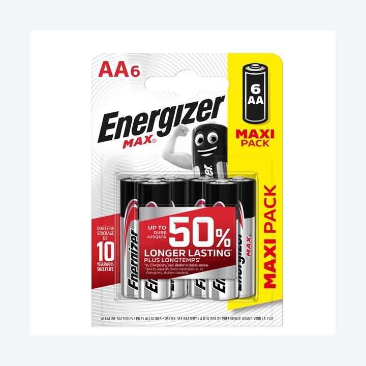 Pila stilo AA 1,5V Max alcalina — 89478 | Ecotempo