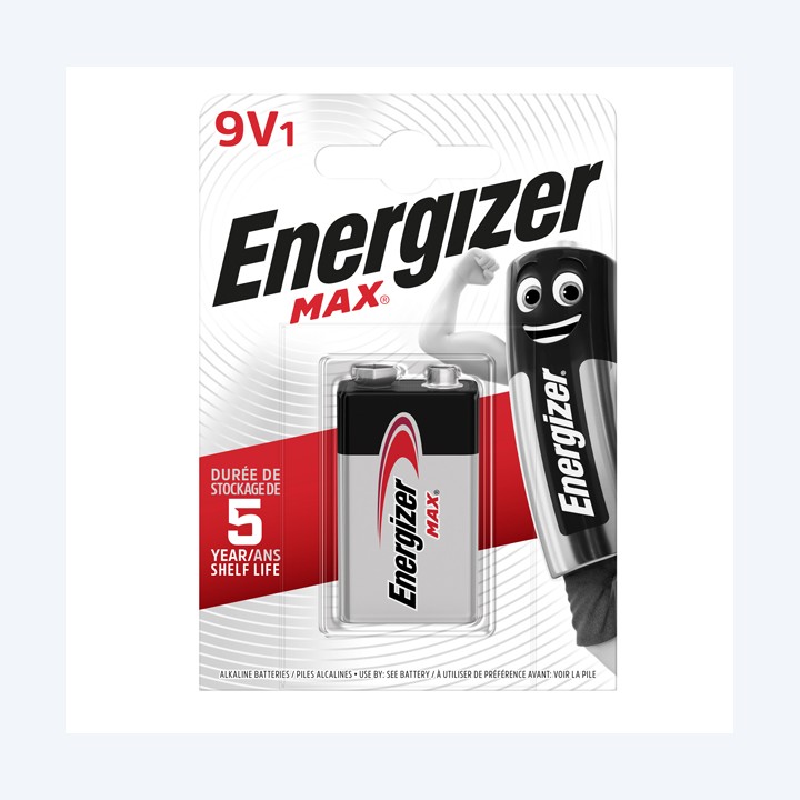 Pila Transistor 9V Max Energizer blister 1 pezzo | Ecotempo
