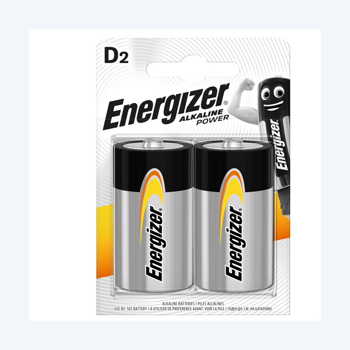 Pila torcia D LR20 Alkaline Power — 89490 | Ecotempo