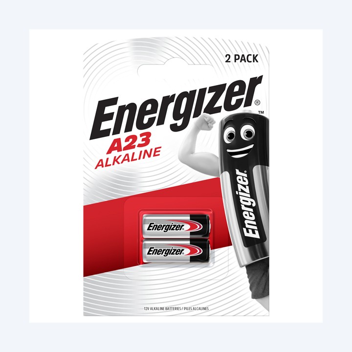 Pila A23 E23A alcalina 12V Energizer blister 2 pezzi | Ecotempo