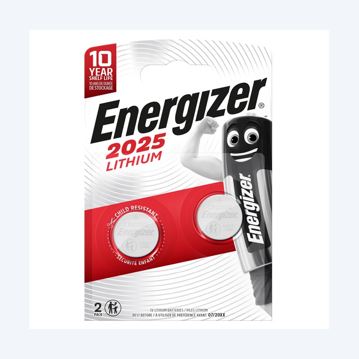 Micropila CR2025 3V a pastiglia litio — 89497 | Ecotempo