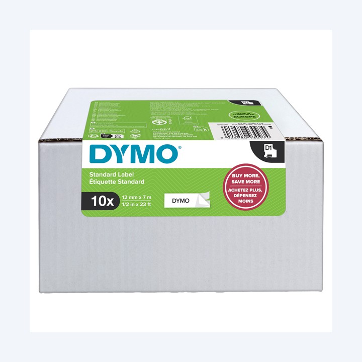 Nastro D1 standard 450130 12 mm x 7 mt — 89506 | Ecotempo