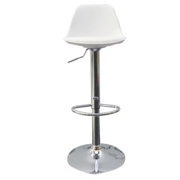 Sgabello Bobba PPL acciaio cromato 39 x — 89580 | Ecotempo