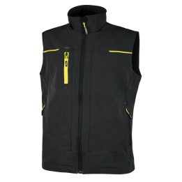 Gilet da lavoro Saturn nero/giallo taglia XL U-Power | Ecotempo