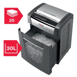 Distruggidocumenti Momentum X420 a frammenti 30L Rexel | Ecotempo