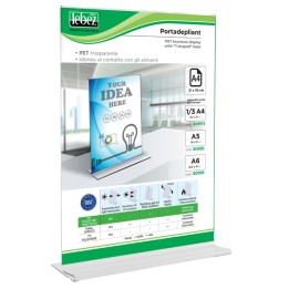 Portadepliant con base a T A4 21 x 30 cm Lebez | Ecotempo