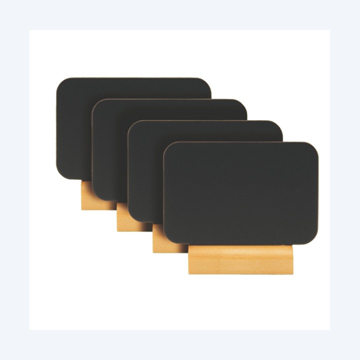 Mini lavagne segnaposto 7,5 x 9 cm Securit set 4 pezzi | Ecotempo