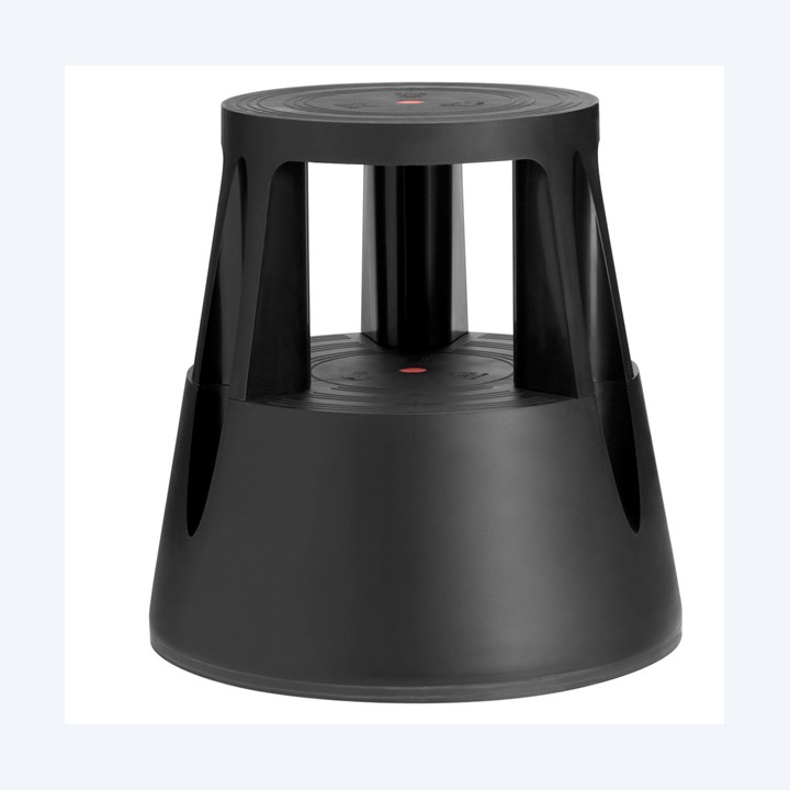 METHODO Sgabello Roll a step nero 24 x 45 x 45 cm Caimi | Ecotempo