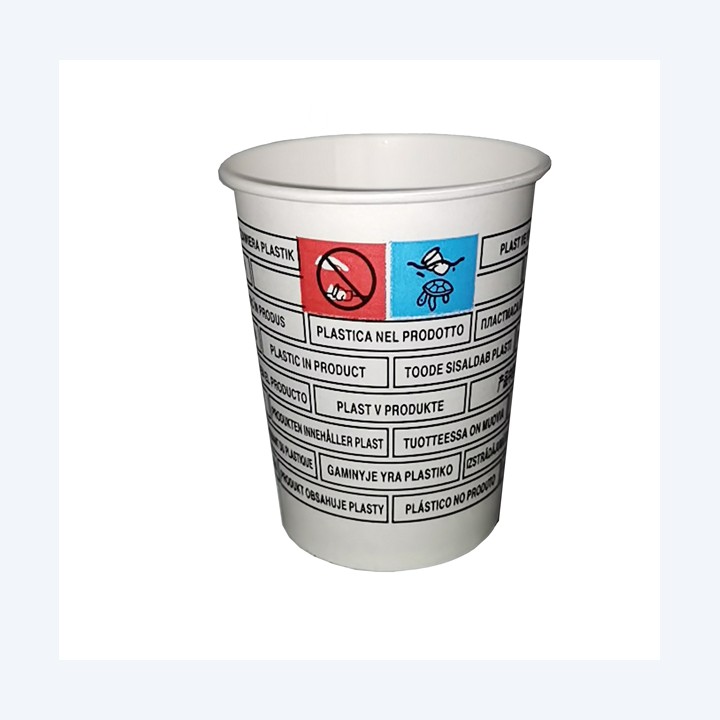 Bicchieri in carta 180 ml con marcatura — 90245 | Ecotempo