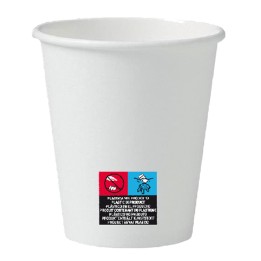 Bicchieri in carta 200 ml con marcatura — 90246 | Ecotempo