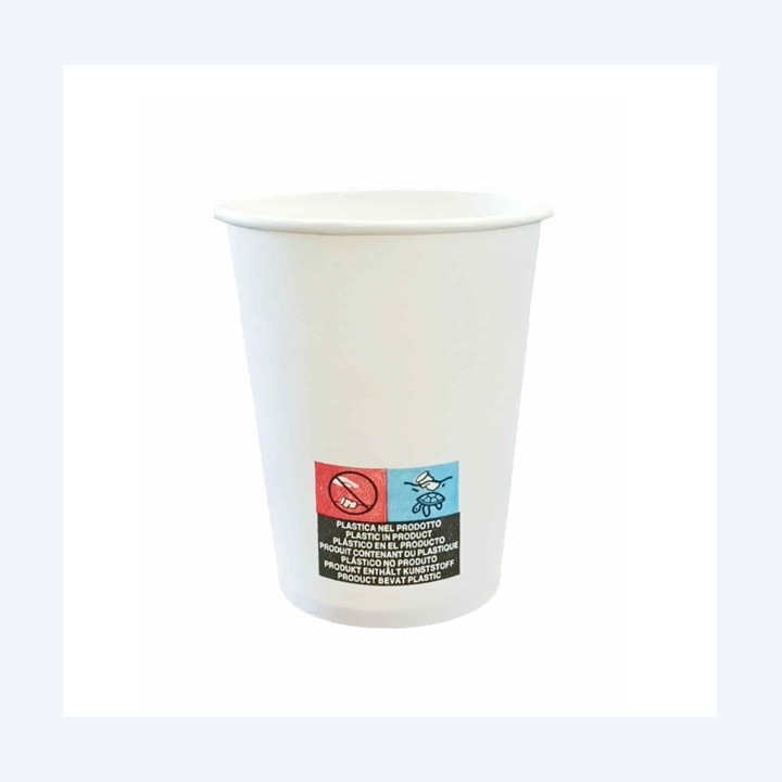 Bicchieri in carta 350 ml con marcatura — 90248 | Ecotempo