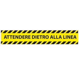 Adesivo da terra "attendere dietro alla — 90445 | Ecotempo